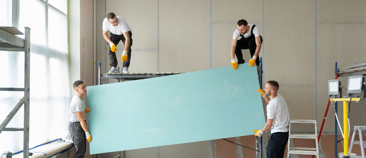 Drywall en la construcción moderna: eficiencia, versatilidad y control de obra
